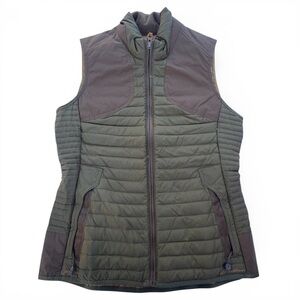 Eddie Bauer Women’s Full Zip Quilted Vest Sport Shop StormDown 700